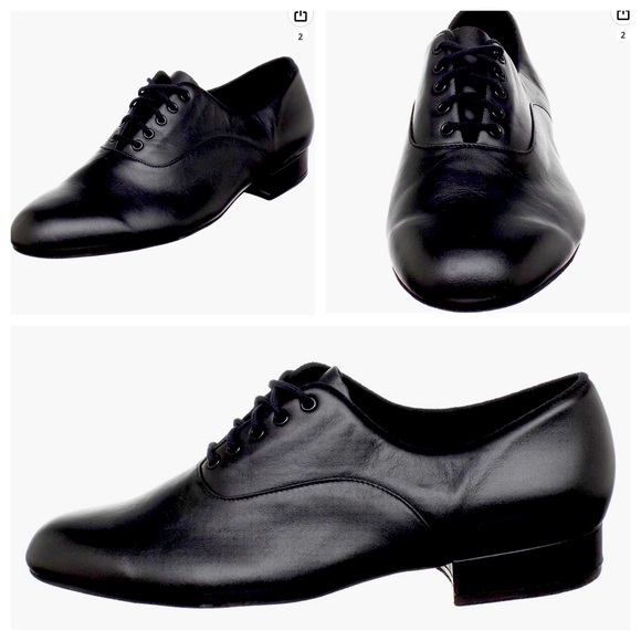 Bloch Black Xavier Brogues / Dance Shoes Bloch Lace Up 1”Heel Synch - Picture 5 of 9